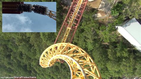 X high speed roller coaster magic springs